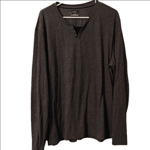 Alfani Charcoal Gray Knit Top